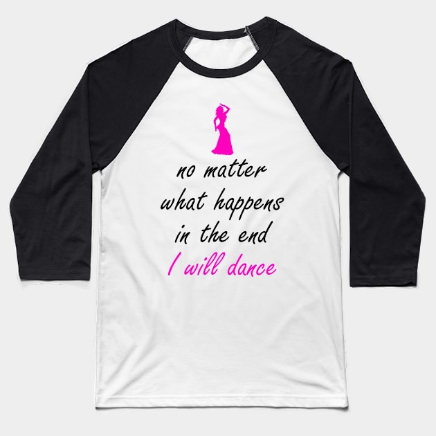 Belly dance dancing dancer Baseball T-Shirt by Johnny_Sk3tch